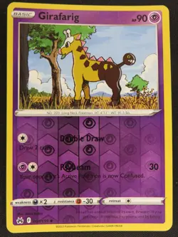 Girafarig 061/159 Uncommon Crown Zenith Pokemon Reverse Holo NM - Image 1