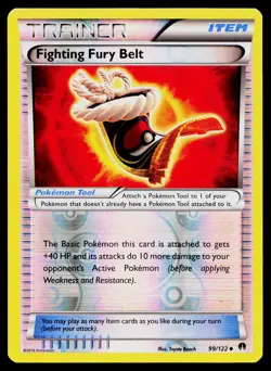 Fighting Fury Belt 99/122 Uncommon BREAKpoint Pokemon Reverse Holo LP - Image 1