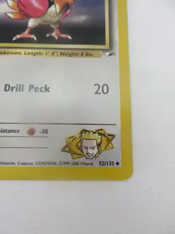 Lt. Surge's Spearow - unlimited - Gym Heroes - Uncommon - 52/132 - WOTC Pokemon - Image 4