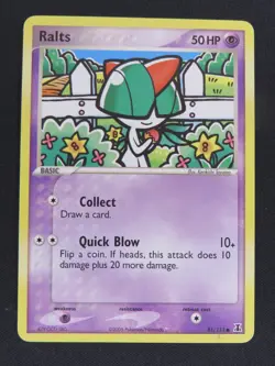 Ralts 81/113 Common Delta Species Pokemon LP - Image 1