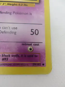 Haunter unlimited Base Set Uncommon 29/102 - WOTC Pokemon VG - Image 5