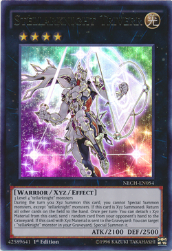 YUGIOH STELLARKNIGHT TRIVERR ULTRA NECH-EN054 NEAR MINT - Image 1