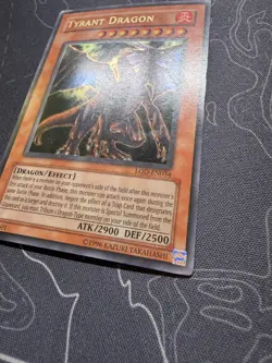 Yugioh Tyrant Dragon LOD-034 Ultra Rare HP/DMG - Image 2