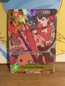 One Piece TCG - Charlotte Flampe (Alt Art) - EB-01 Near Mint English - Image 1