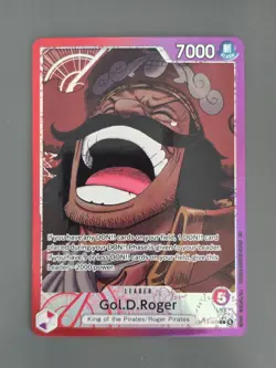 One Piece CCG Card Gol.D.Roger Alt Art OP13-003 Carrying On His Will Near Mint - Image 1