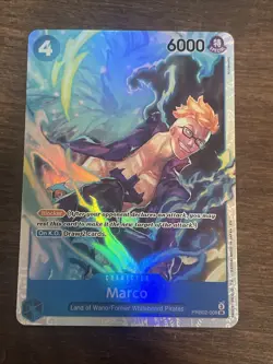 One Piece TCG Marco PRB02-008 SR One Piece the Best Vol. 2 English - Image 1