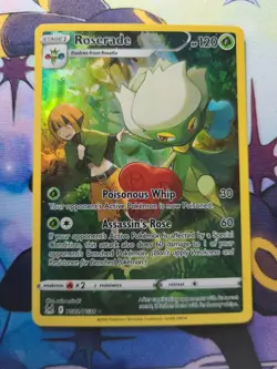 Pokemon TCG Roserade Holo Ultra Rare Trainer Gallery Card TG02/TG30 Lost Origin - Image 1