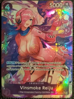 Vinsmoke Reiju OP06-069 SR Alt Art Wings of the Captain One Piece Card Near Mint - Image 1