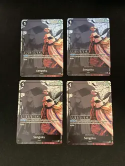 x4 Sengoku (Winner Pack 2025 Vol. 3) ST19-002 One Piece Promo Cards Foil Playset - Image 1