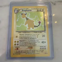 Pokemon Trading Card Game Ampharos 1/64 Neo Revelation MP Holo WOTC Vintage - Image 1