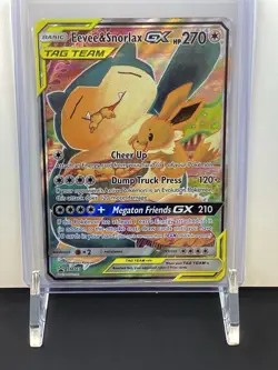 Eevee & Snorlax SM169 - Sun & Moon Promo - Pokemon Card - Image 1