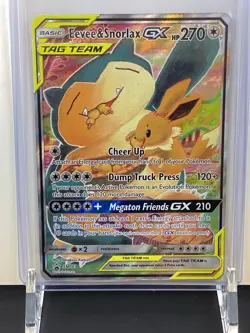 Eevee & Snorlax SM169 - Sun & Moon Promo - Pokemon Card - Image 2