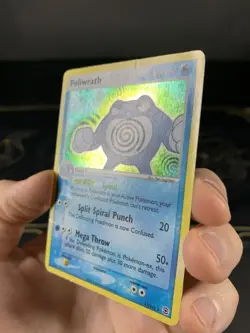 Pokemon Card Ex FireRed LeafGreen Poliwrath 11/112 2004 Non Reverse Holo DMG - Image 4