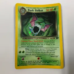 Pokemon Card Dark Golbat 7/82 Team Rocket Holo 2000 TCG - Image 1