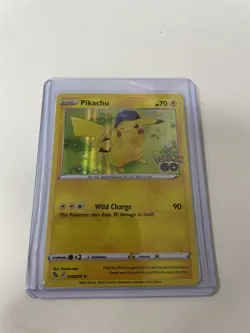 2022 Pokemon GO Pikachu Holo Promo Card 028/078 - Image 1