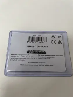 2022 Pokemon GO Pikachu Holo Promo Card 028/078 - Image 2