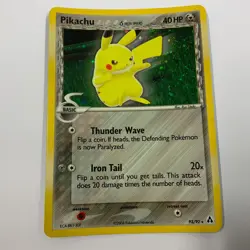 Pokemon Card Pikachu 93/92 Ex Legend Maker Holo 2006 TCG - Image 1