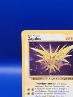 Zapdos 15/62 Fossil Set Holo Rare Pokemon Card Nintendo Pokemon TCG WOTC 1999 MP - Image 4