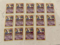 Lot of 14 Mew #8 Black Star Promo Pokemon Cards WOTC 2000 League Promo - Image 1