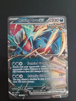 Roaring Moon ex 124/182 Pokemon Paradox Rift Ultra Rare Card NM - Image 1