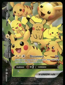 Pikachu V-Union Promo SWSH: Sword & Shield Promo Cards SWSH141 NM - Image 1
