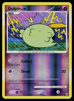 Pokemon Card - Gulpin Arceus 66/99 Common Reverse Holo - Image 1
