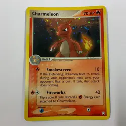 Pokemon Card Charmeleon 110/109 Ex Team Rocket Returns Holo 2004 TCG - Image 1