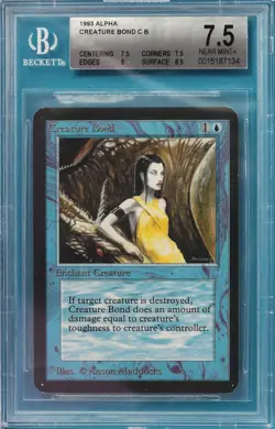 Creature Bond Alpha NM Graded BGS 7.5 CARD (0015187134) ABUGames - Image 1