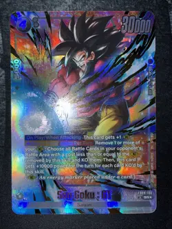 Son Goku : GT FB09-100 SR Alternate Art Dual Evolution Dragon Ball Card English - Image 1