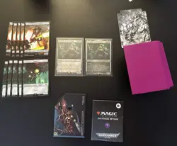 Necron Dynasties MTG Warhammer 40K Commander Deck Opened SLEEVED and COMPLETE - Image 1