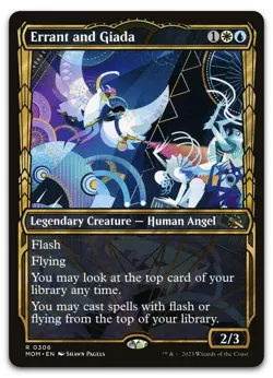 Errant and Giada (Showcase) #306 (NM) March of the Machine MOM Magic MTG - Image 1