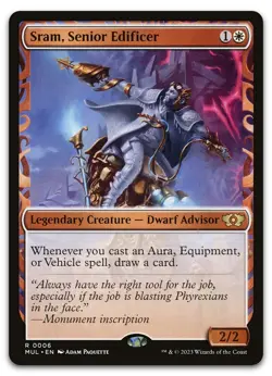 Sram, Senior Edificer #6 (NM) March of the Machine MUL Magic MTG - Image 1