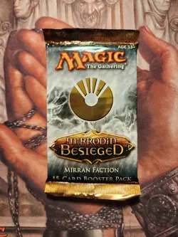BOX FRESH MTG SEALED MIRRODIN BESIEGED MIRRAN FACTION Booster Pack - Image 1