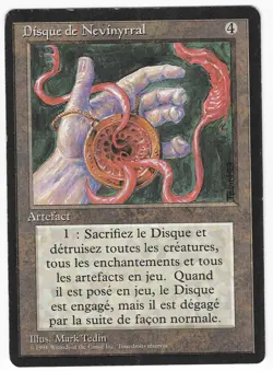 ►Magic-Style◄ MTG - Nevinyrral's Disk - French Revised FBB - Played - Image 1