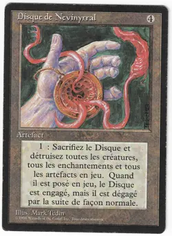 ►Magic-Style◄ MTG - Nevinyrral's Disk - French Revised FBB - Played - Image 1