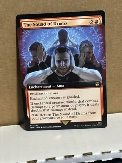 1x The Sound of Drums (Extended Art) - Universes Beyond: Doctor Who NM - MTG - Image 1