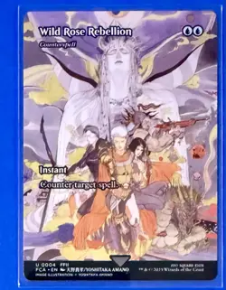 Wild Rose Rebellion - Counterspell (Showcase) Final Fantasy MTG 0004, LP, Reg. - Image 1