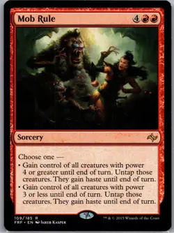 Mob Rule R Fate Reforged 109 NM Normal - Image 1