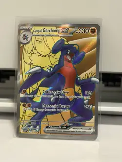 Cynthia's Garchomp EX SVP 204 Scarlet & Violet Promo Full Art Holo Pokemon Card - Image 1