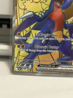 Cynthia's Garchomp EX SVP 204 Scarlet & Violet Promo Full Art Holo Pokemon Card - Image 2