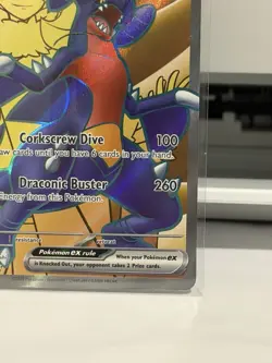 Cynthia's Garchomp EX SVP 204 Scarlet & Violet Promo Full Art Holo Pokemon Card - Image 3
