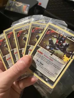 Pokemon TCG Greninja Gold Star SWSH144 25th Celebrations Promo Card Sealed - Image 1