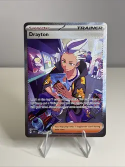 Drayton 244/191 Pokemon TCG: SV08 - Surging Sparks Special Illustration Rare SIR - Image 1