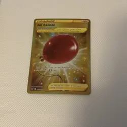Pokemon TCG Air Balloon Secret Rare Full Art Trainer 213/202 Swsh01 Holo - Image 1