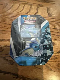 Pokemon TCG Eevee Evolutions Tin 2021 [ Vaporeon V ] NEW - Image 1