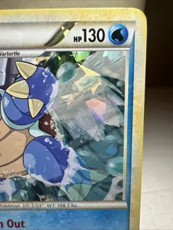 Pokemon Blastoise 13/95 Cracked Ice Holo From 2010 - Image 3
