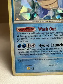 Pokemon Blastoise 13/95 Cracked Ice Holo From 2010 - Image 5