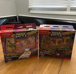 Pokemon Mega Battle Deck Set of 2 (1 of each) Gengar/Diancie ex English IN HAND - Image 1