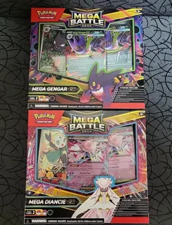 Pokemon Mega Battle Deck Set of 2 (1 of each) Gengar/Diancie ex English IN HAND - Image 2