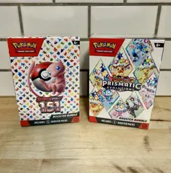 Pokemon TCG Scarlet & Violet 151 & Prismatic Evolutions Booster Bundles. Sealed - Image 1